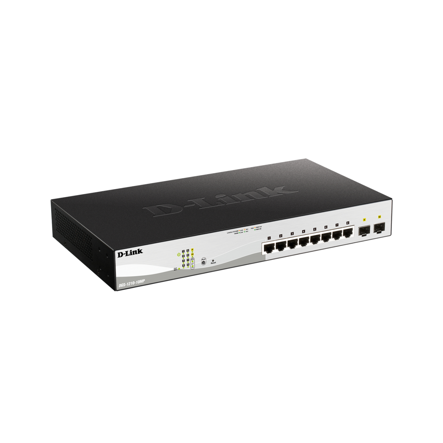 D-Link DGS-1210-10MP Network Switches - 128MB - Black