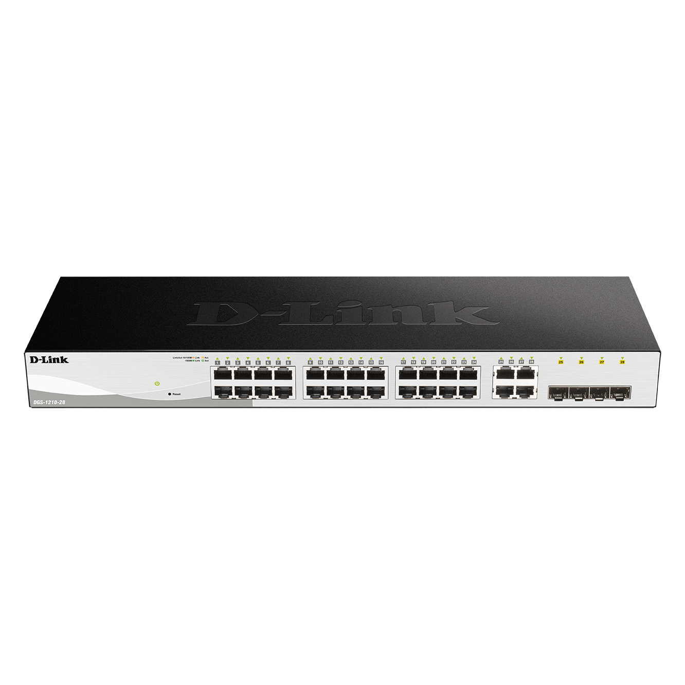 D-Link DGS-1210-28 Network Switches - Black