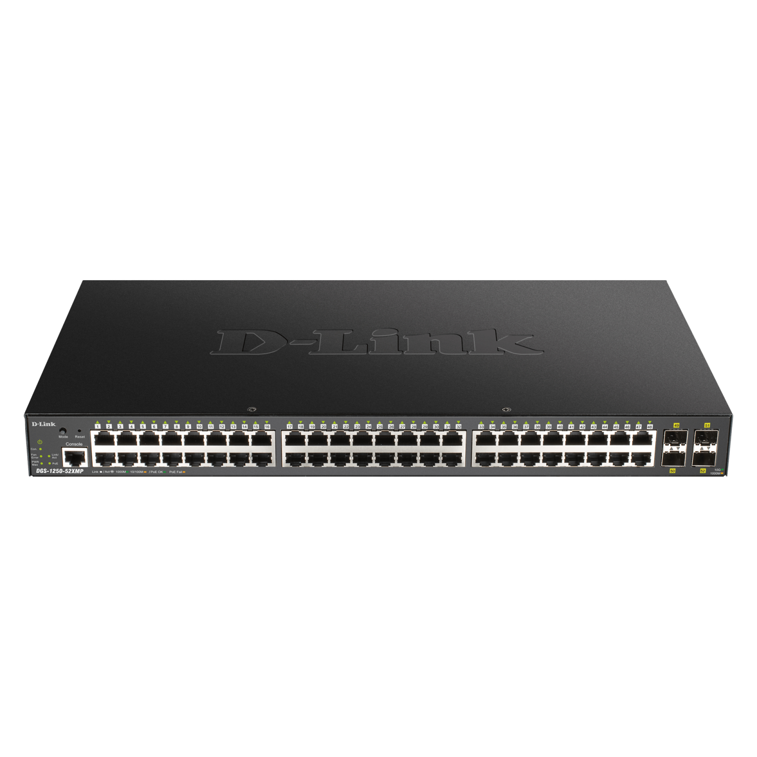 D-Link 48-port Network Switches - 2048MB - Black