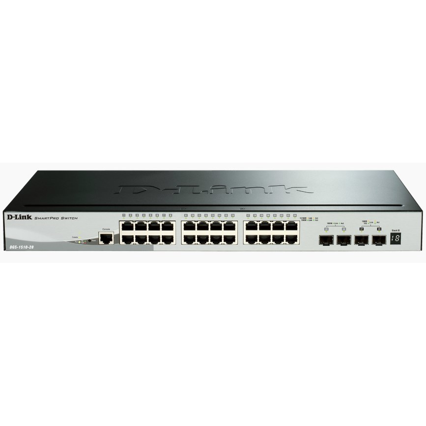 D-Link 28-Port Network Switches - Black