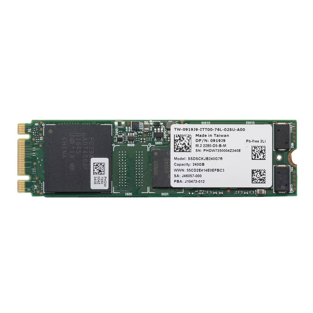 DELL INTEL 240GB M.2 80 MM SATA SSD