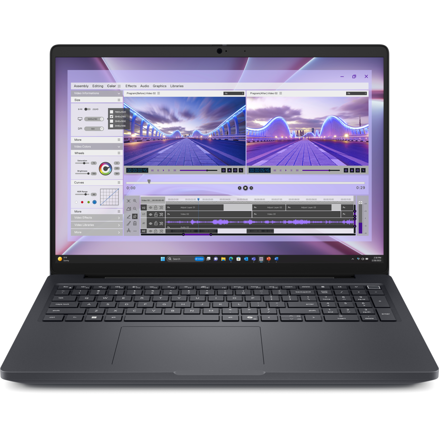 DELL 265H Laptops - 16 Inches - 16GB - Black