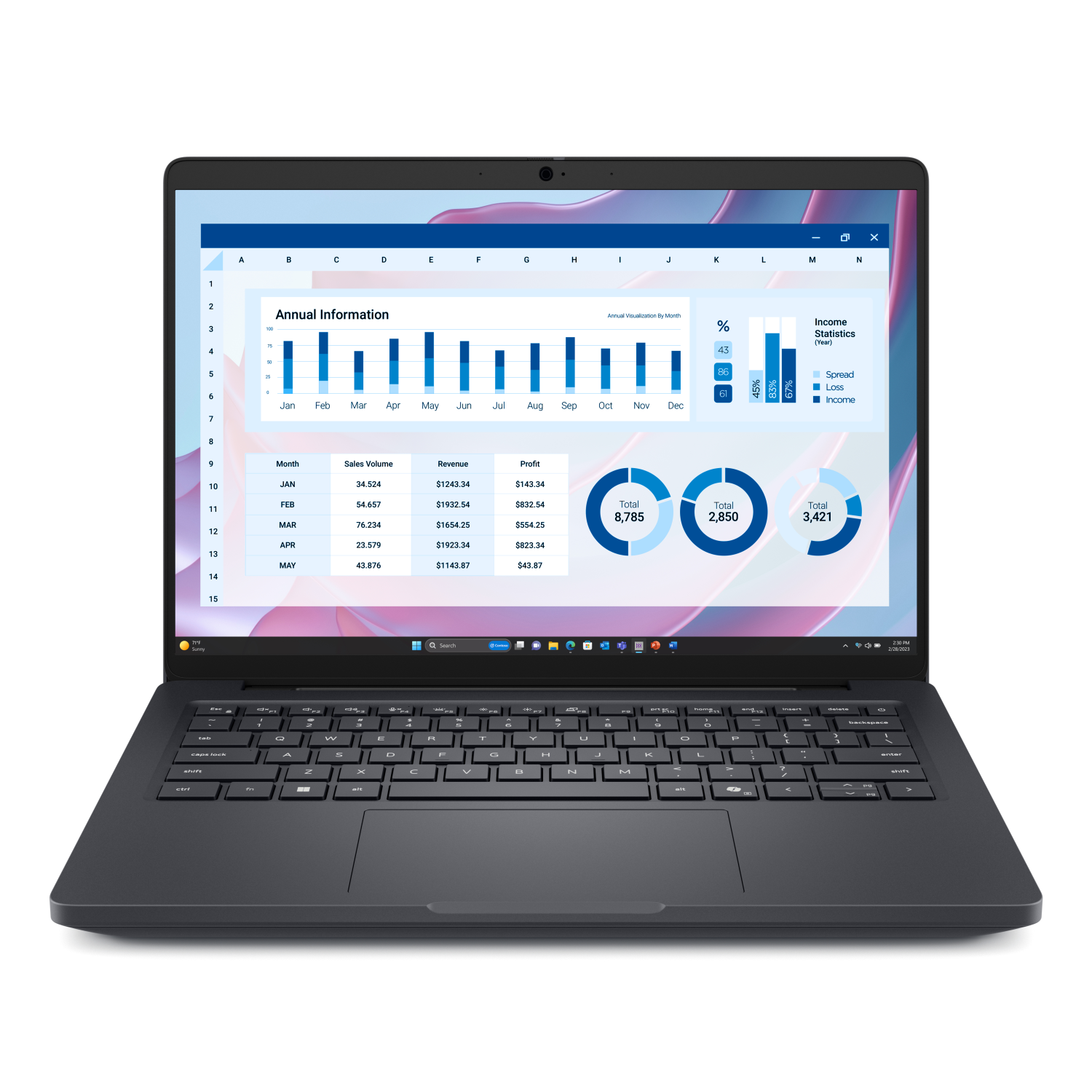 DELL 24MB Laptops - 14 Inches - 16GB - Black