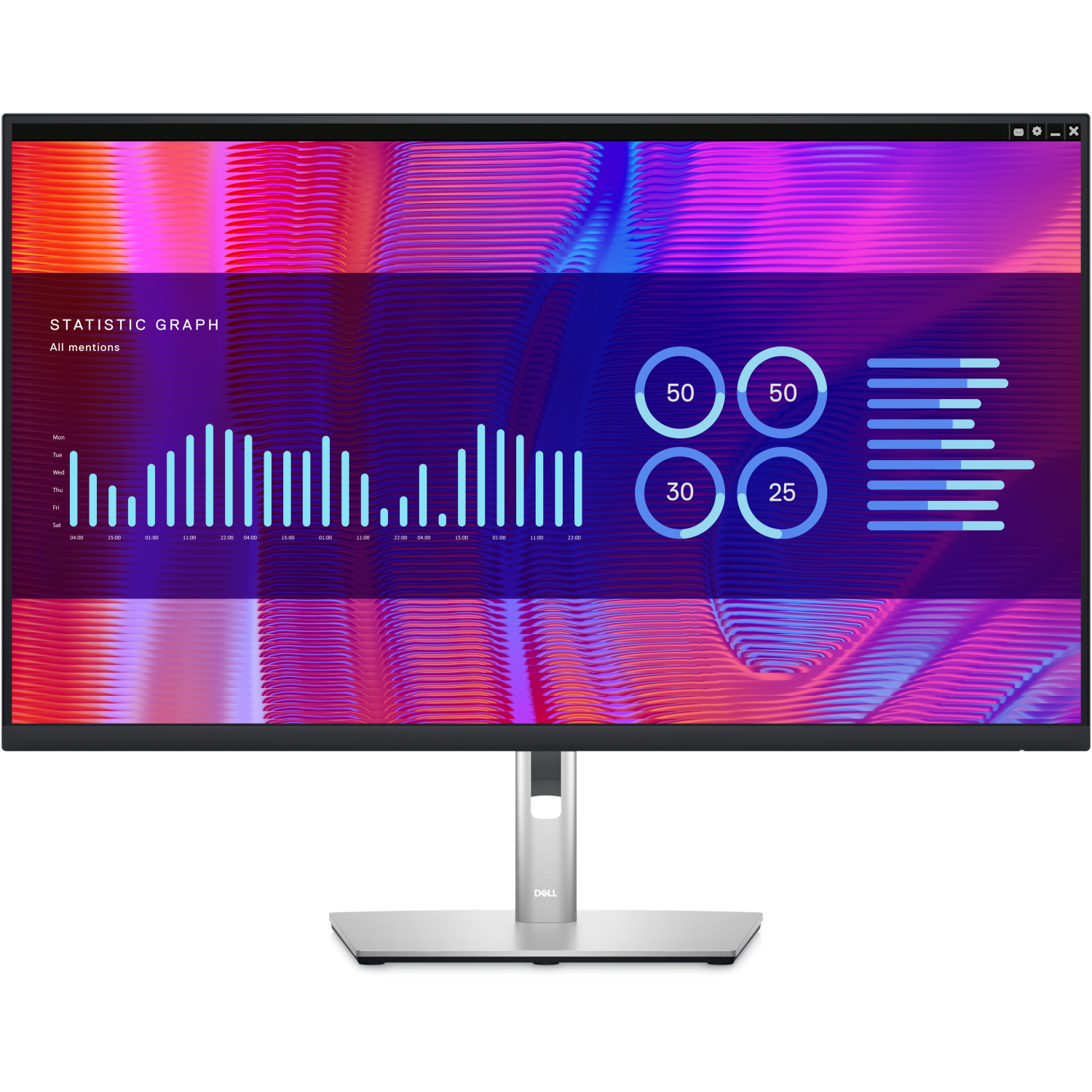DELL P3223DE Computer Monitors - 31.5 Inches - Black
