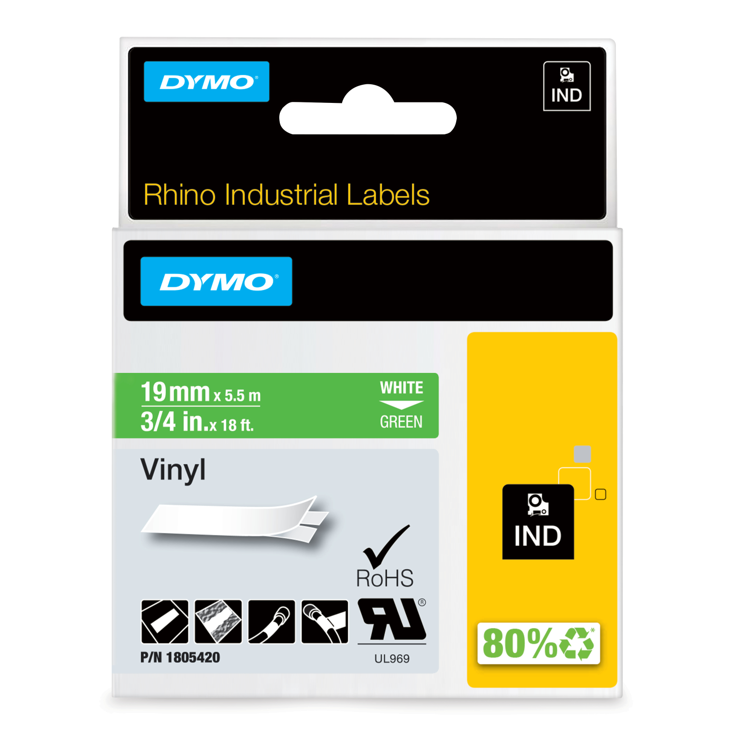 Dymo 19mmx5 Label-Making Tapes - Multi