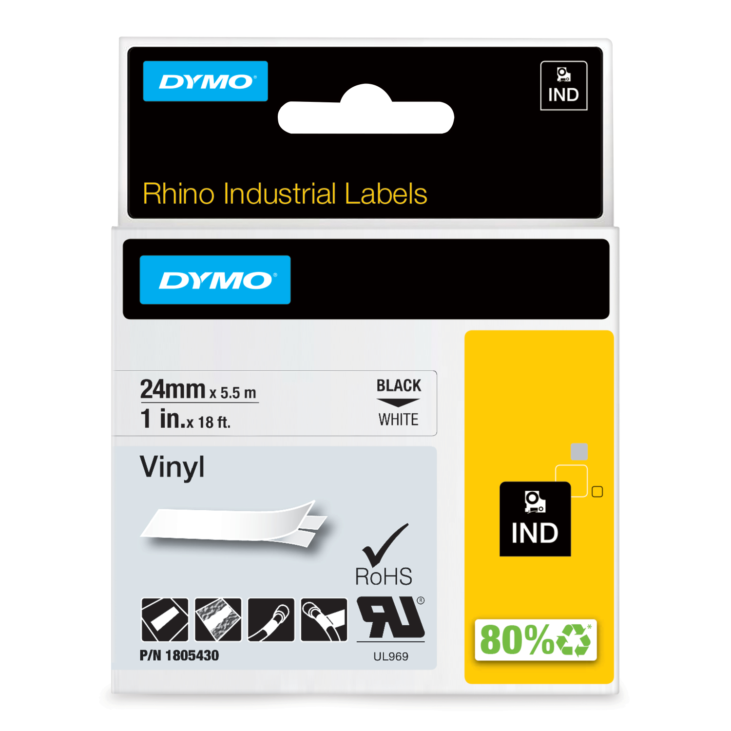 Dymo 24mmx5 Label-Making Tapes - Multi