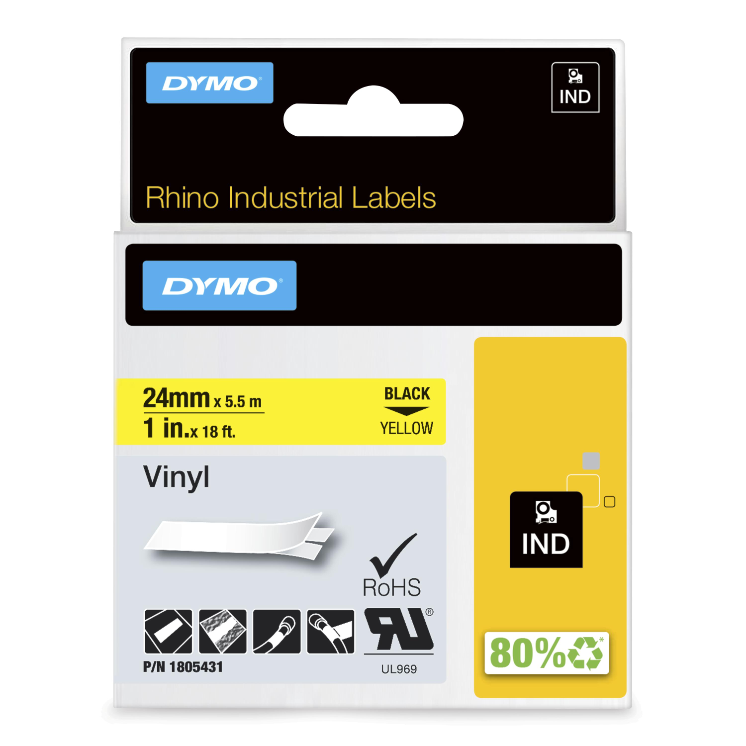 Dymo 24mmx5 Label-Making Tapes - Multi