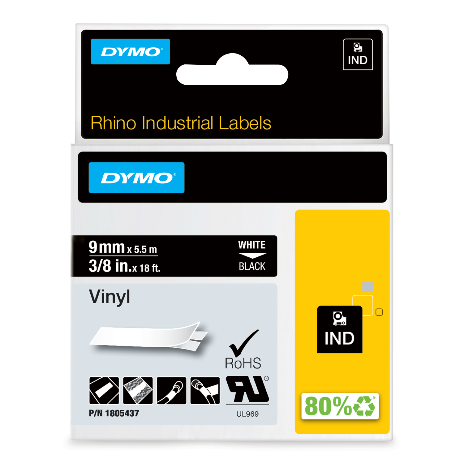 Dymo 9mmx5 Label-Making Tapes - Multi