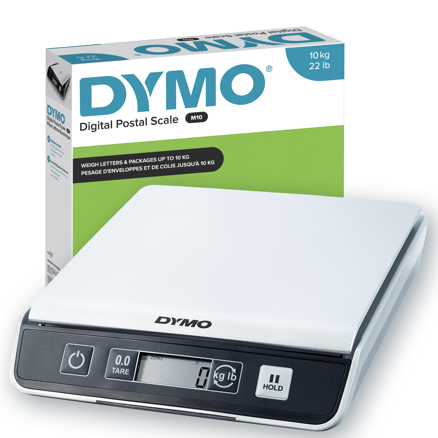 DYMO M10 Electronic postal scale Black, Silver