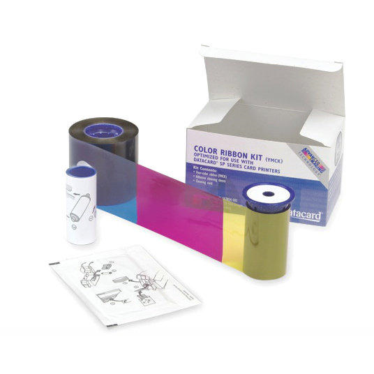 DataCard 534700-002-R010 YMCKT Short (Half) Panel Colour Ribbon (650 Prints)