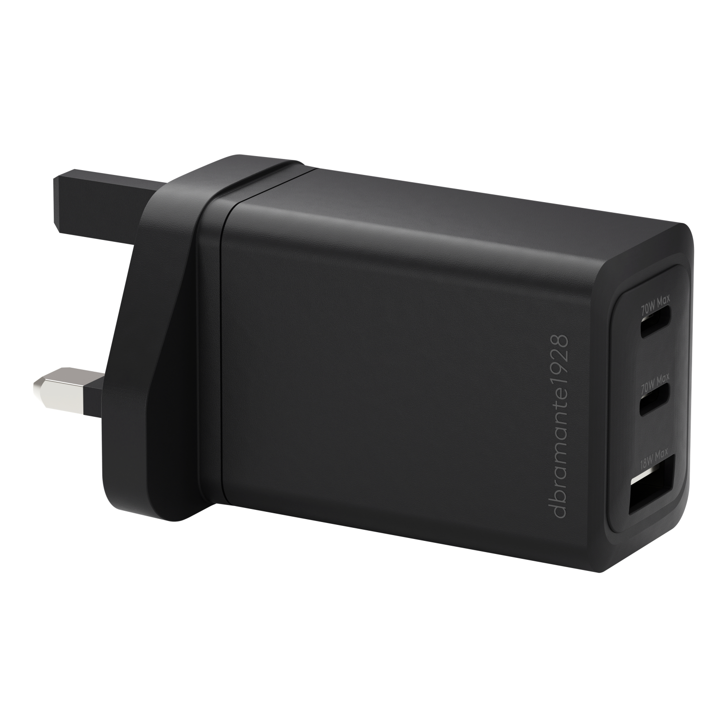 Dbramante1928 ITUKWCharger2xUSB-C70W+1xUSB-ABLK