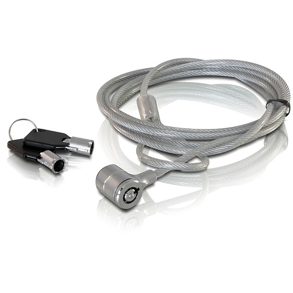DeLOCK Notebook security lock with key cable lock 1.8 m