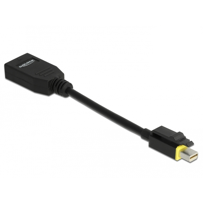 DeLOCK 65978 video cable adapter 0.15 m Mini DisplayPort DisplayPort Black