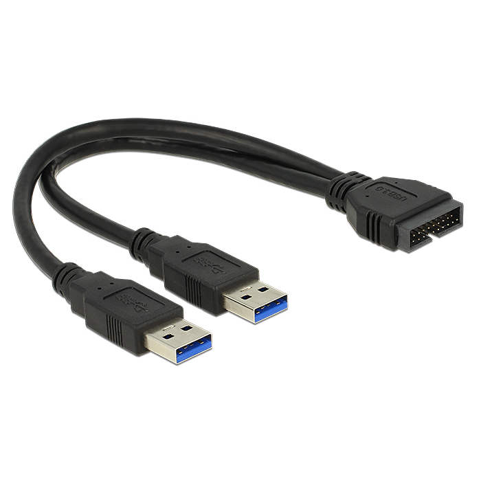 DeLOCK USB3 USB Cables - Black