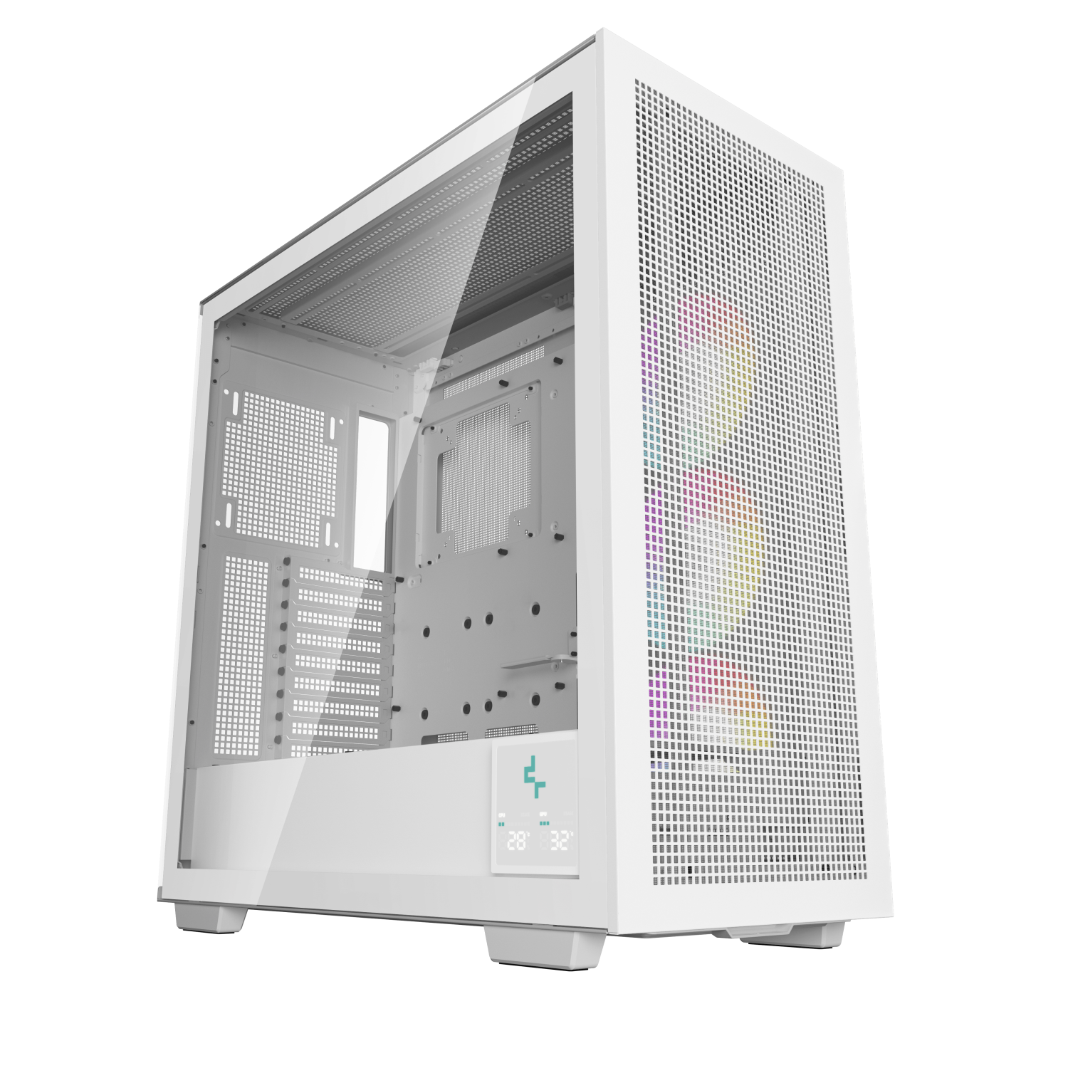 DeepCool Morpheus Case Gaming White Full Tower 4 x USB 3.0 / 1 x USB Type-C Tempered Glass Side Window Panel 1x 420mm ARGB side fan Mini-ITX / M-ATX / ATX / E-ATX
