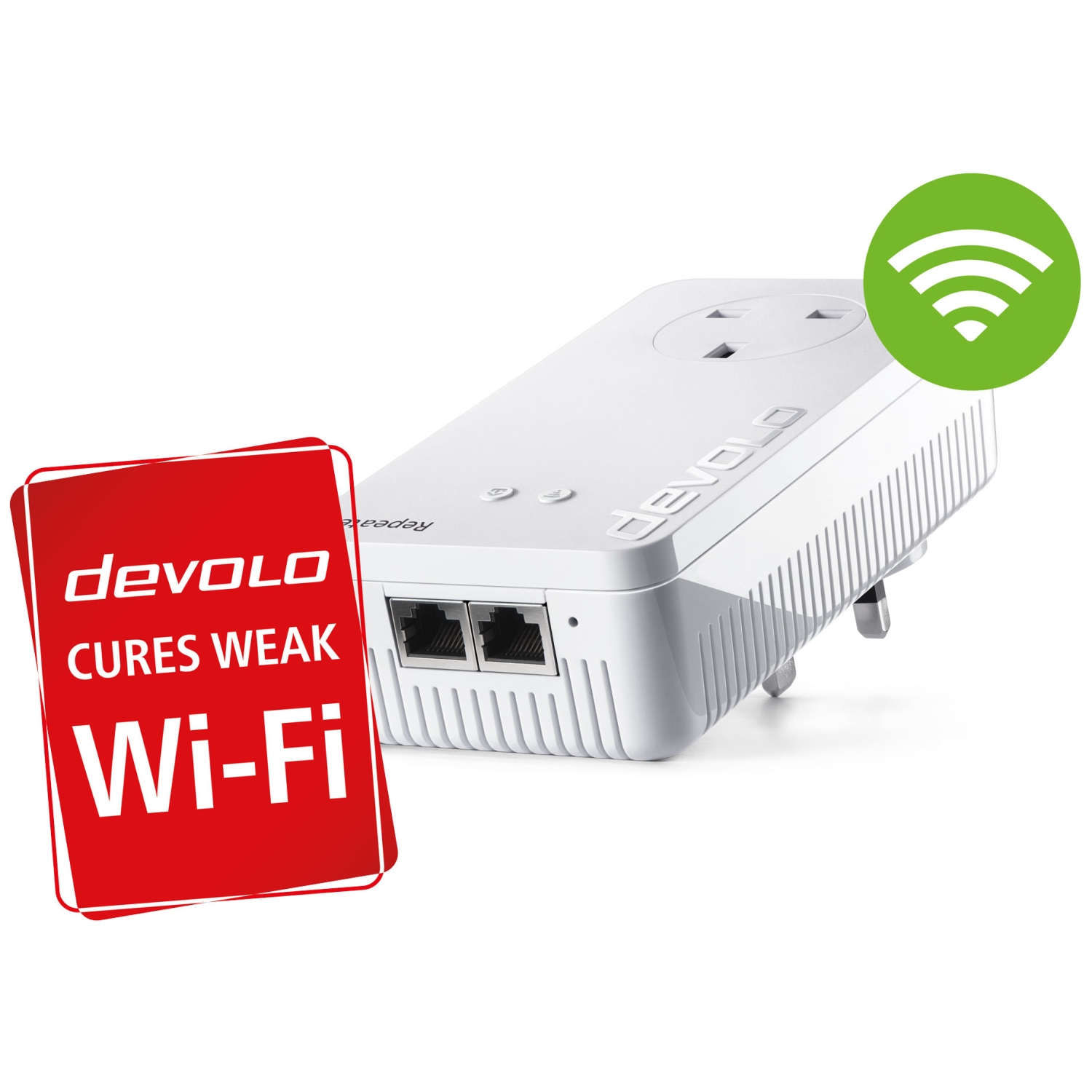 Devolo WiFi Repeater+ ac Network repeater 1200 Mbit/s White