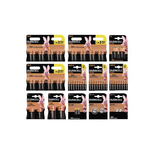 Duracell Mega Family 60 Batteries Pack