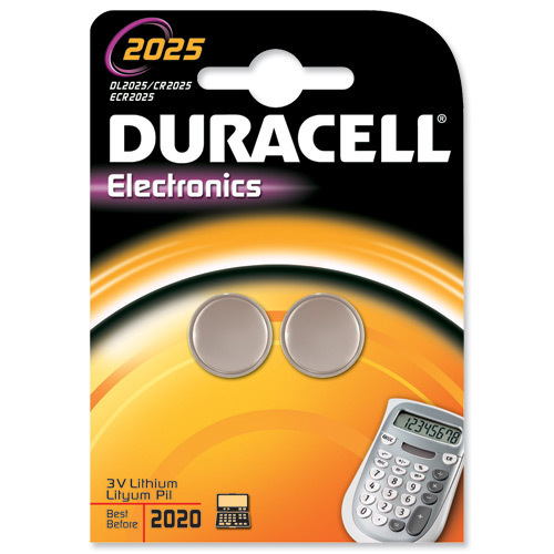 Duracell DL2025B2 Household Batteries - Grey