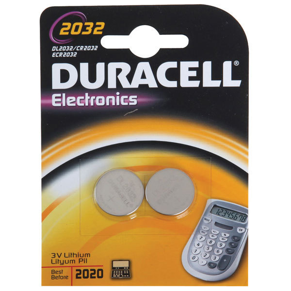 Duracell DL2032B2 Household Batteries - Grey