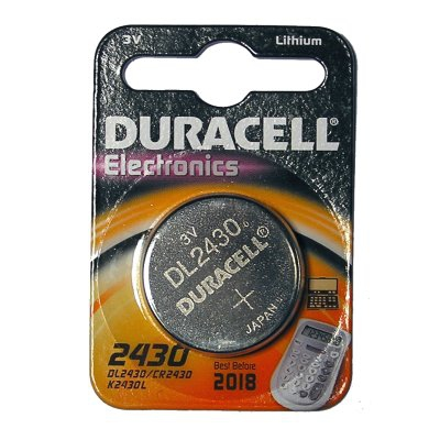 Duracell DL2430 Household Batteries - Silver