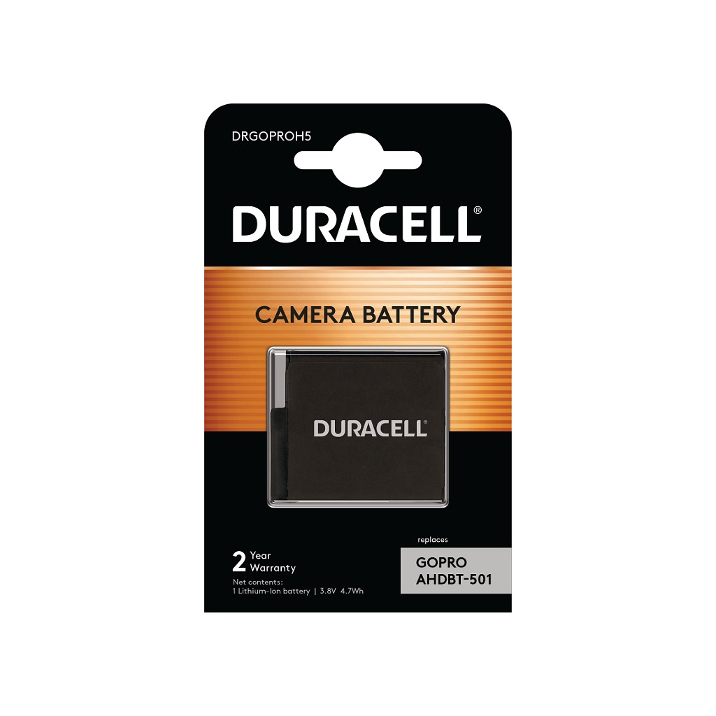Duracell Action Camera Battery - replaces GoPro Hero 5 Battery