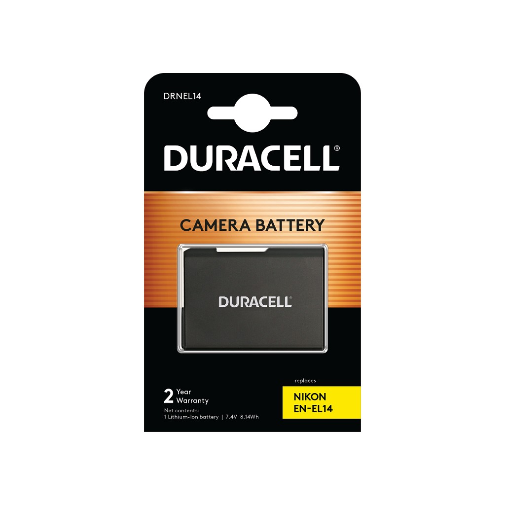 Duracell EN-EL14 Camera/Camcorder Batteries - Black