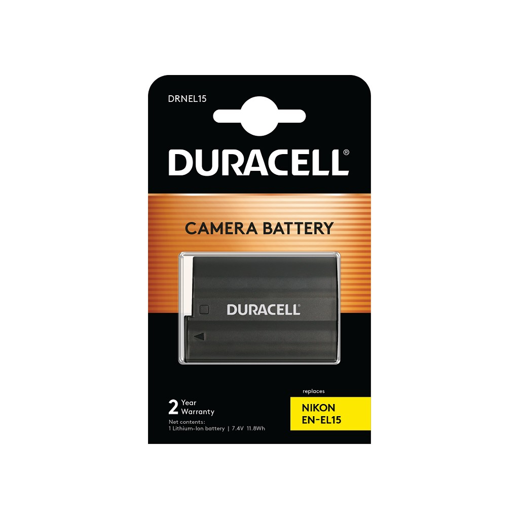 Duracell EN-EL15 Camera/Camcorder Batteries - Black