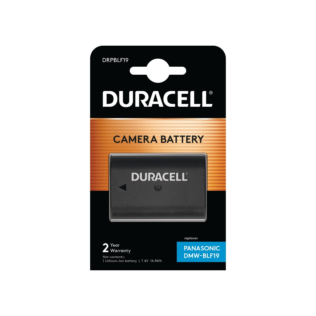 Duracell DMW-BLF19E Camera/Camcorder Batteries - Black