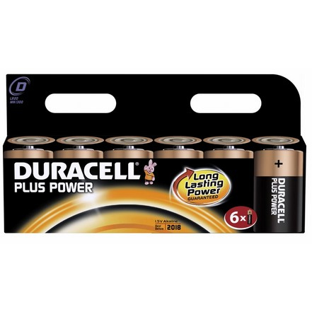 Duracell 6x D 1.5V Single-use battery Alkaline