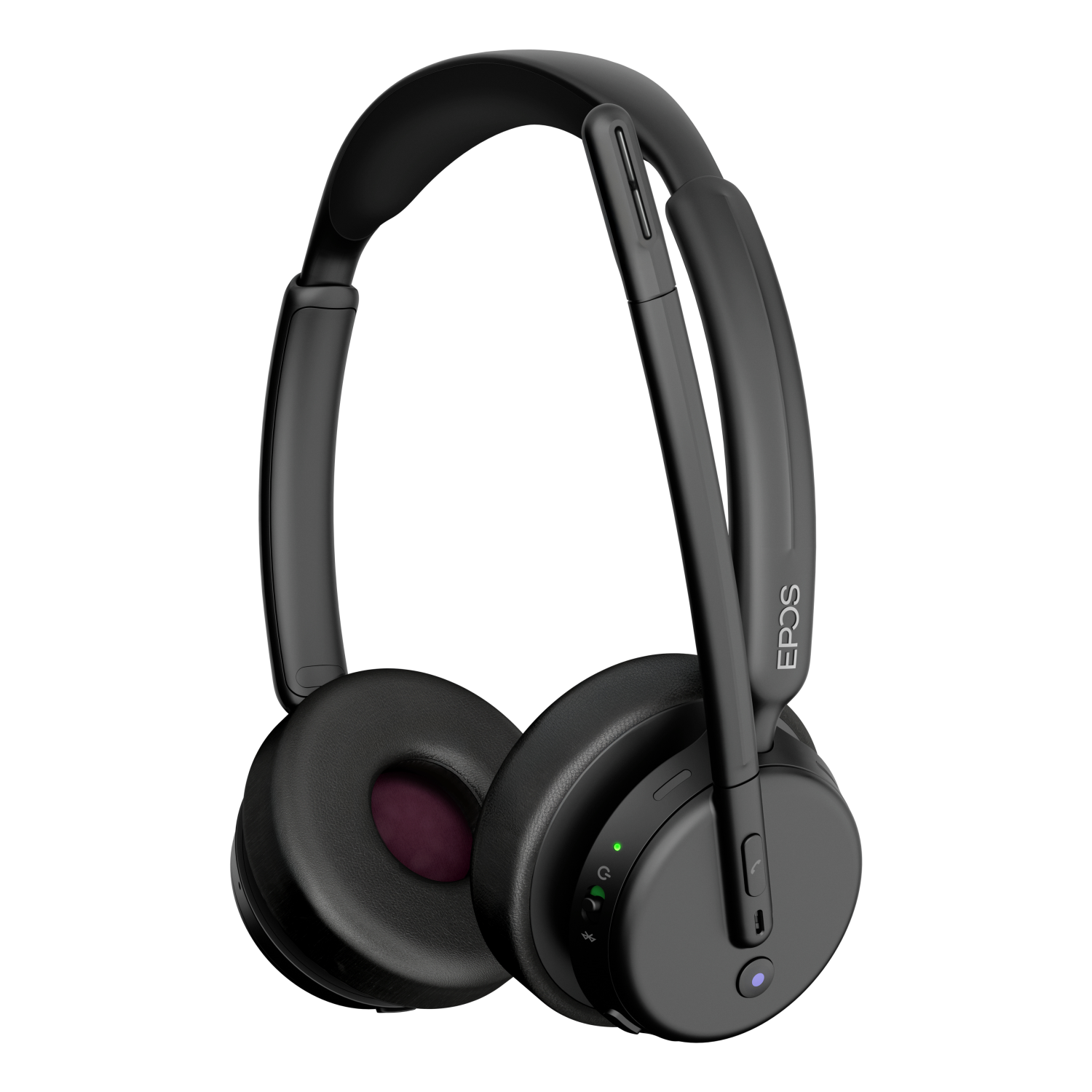 EPOS 1001490 headphones/headset Wired & Wireless Head-band Office/Call center USB Type-C Bluetooth Black