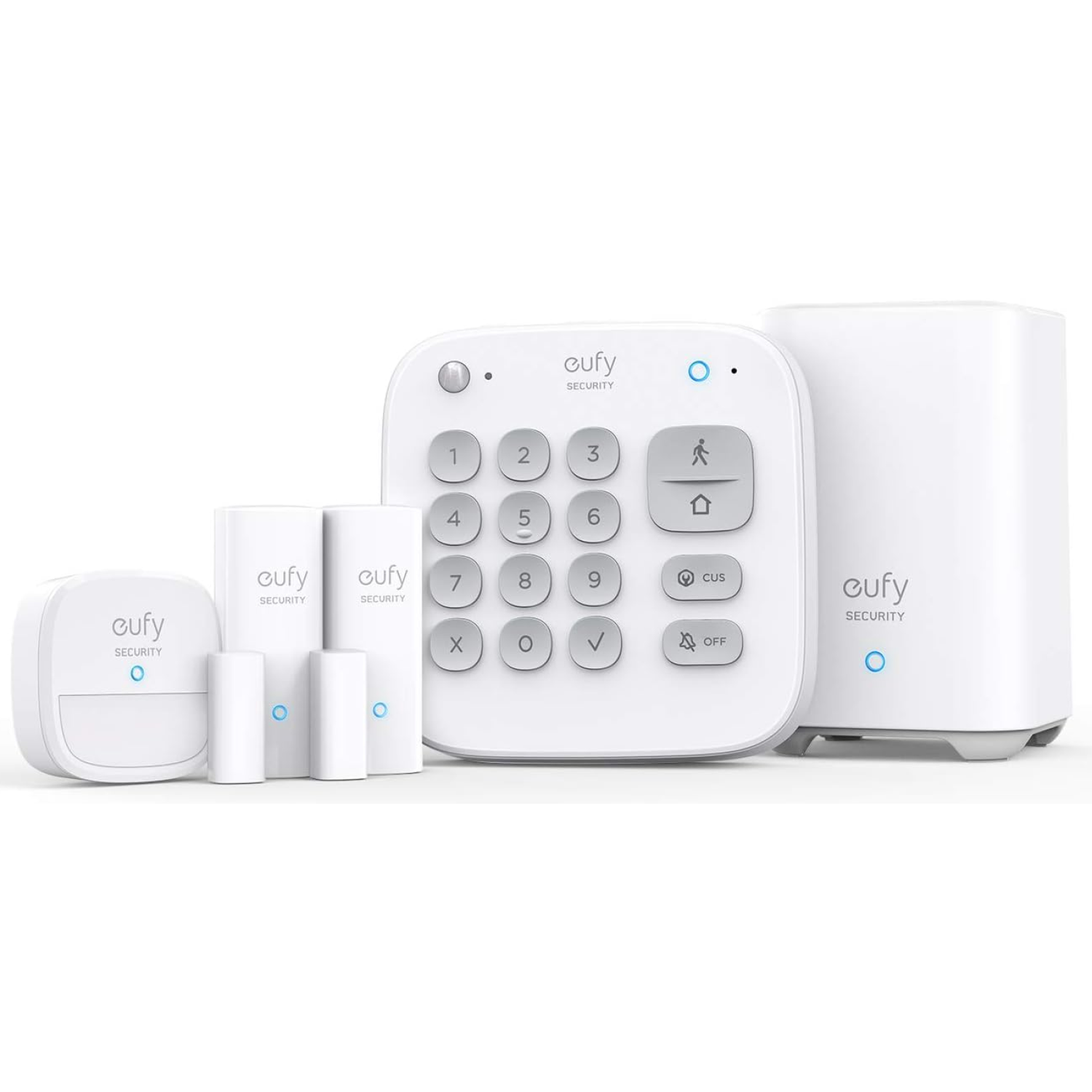 Eufy Security 5 - Piece Home Alarm Kit, Home Security System, Keypad, Motion Sensor, 2 Entry Sensors, Home Alarm System, Control From the App, Links with eufyCam
