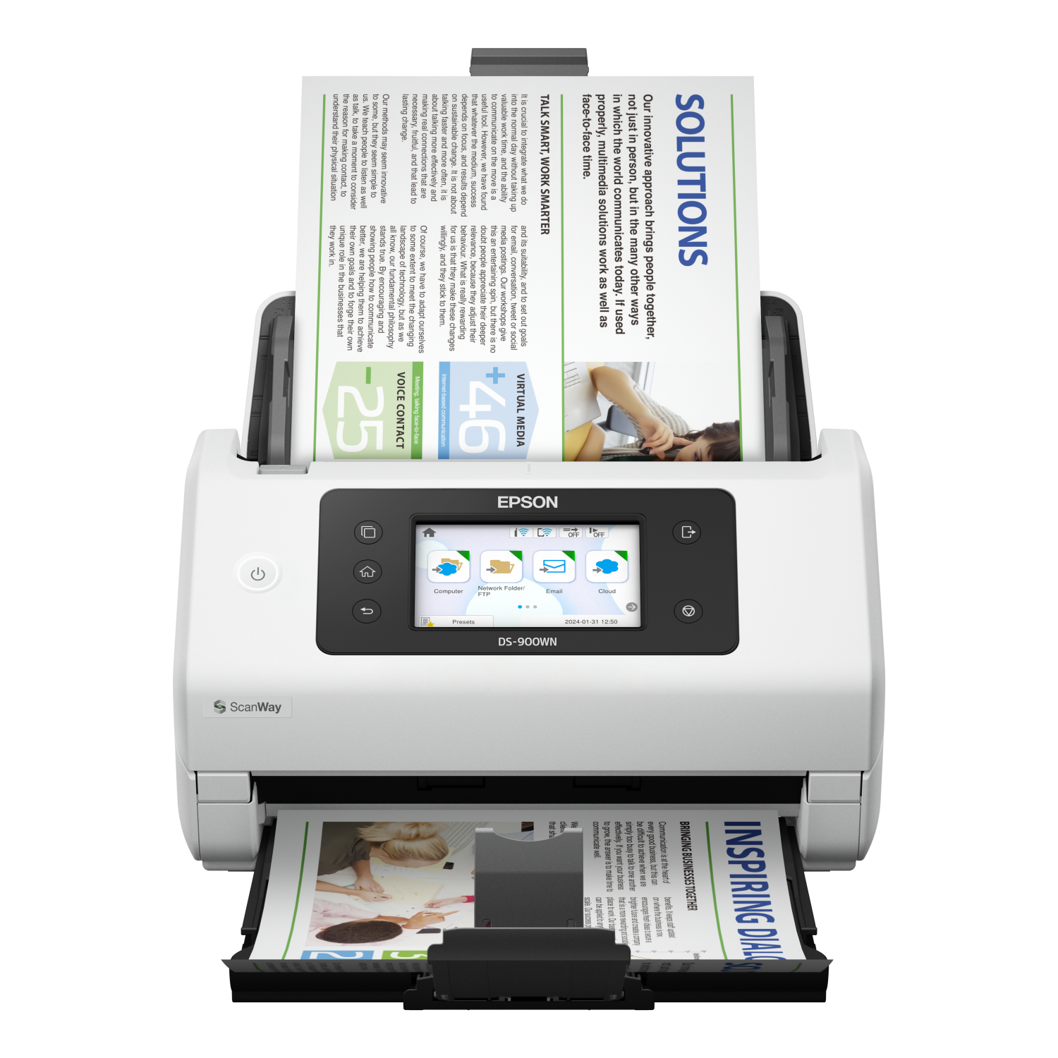 Epson DS-900WN Scanners - 4.2 Inches - White