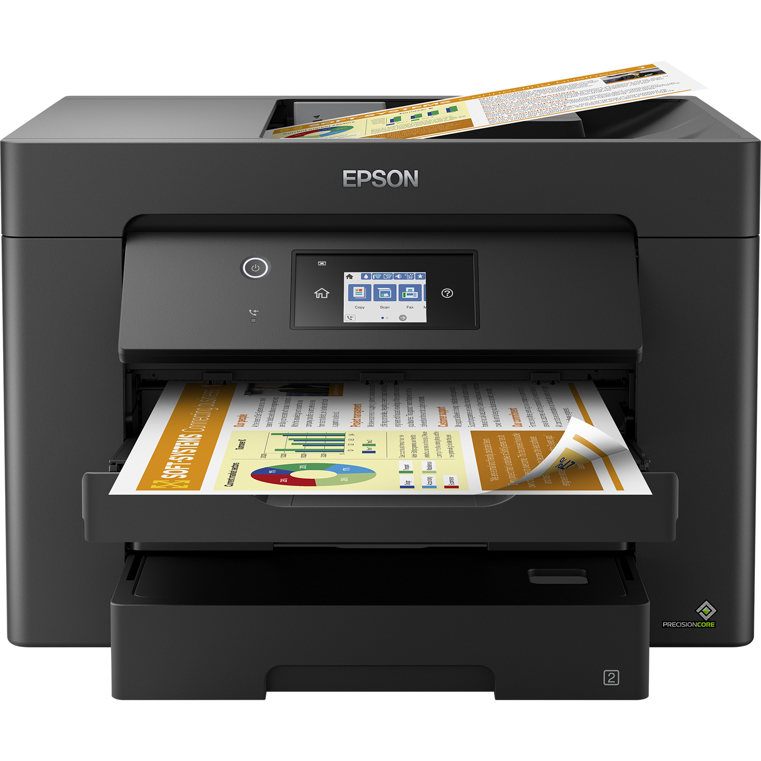Epson WF-7830DTWF Multifunction Printers - 2.7 Inches - Black