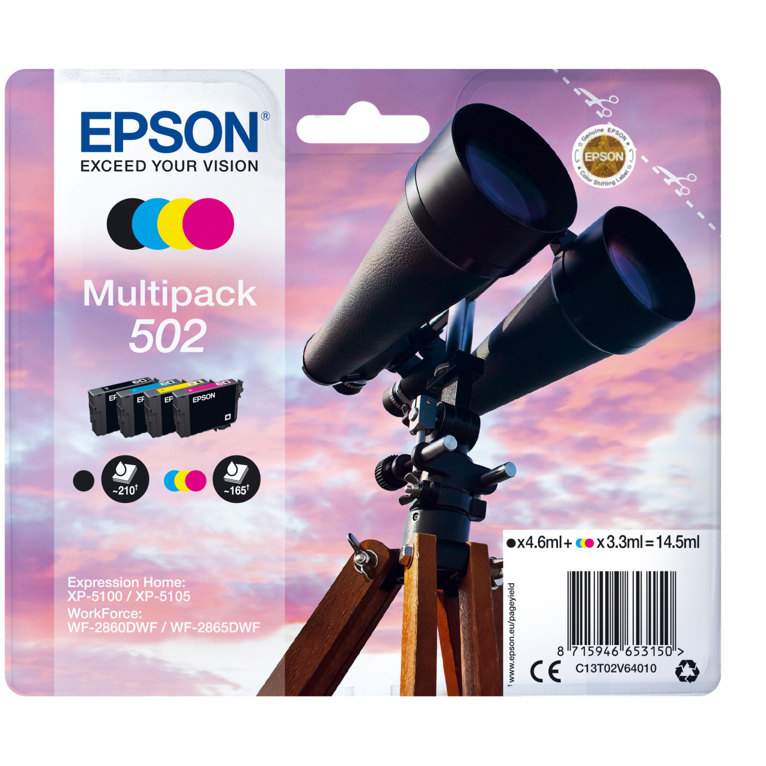 Epson C13T02V64010 Ink Cartridges