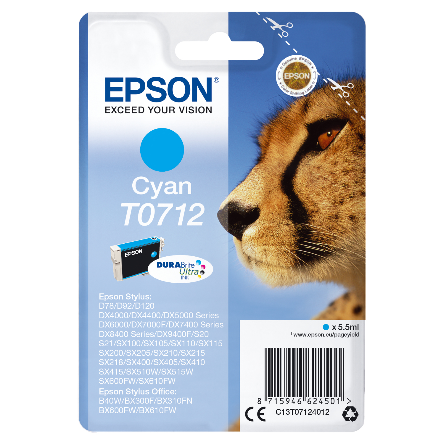 Epson C13T07124012 Ink Cartridges