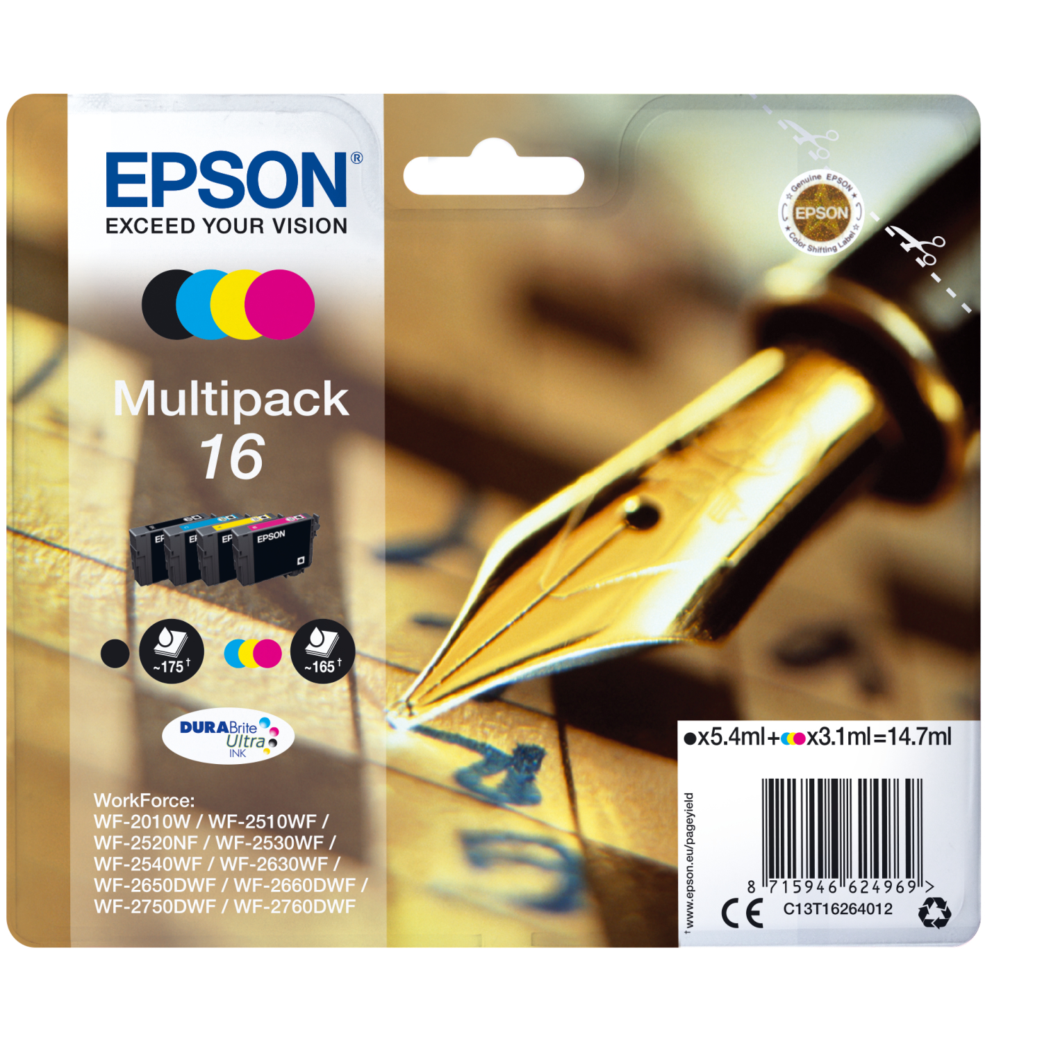 Epson C13T16264012 Ink Cartridges