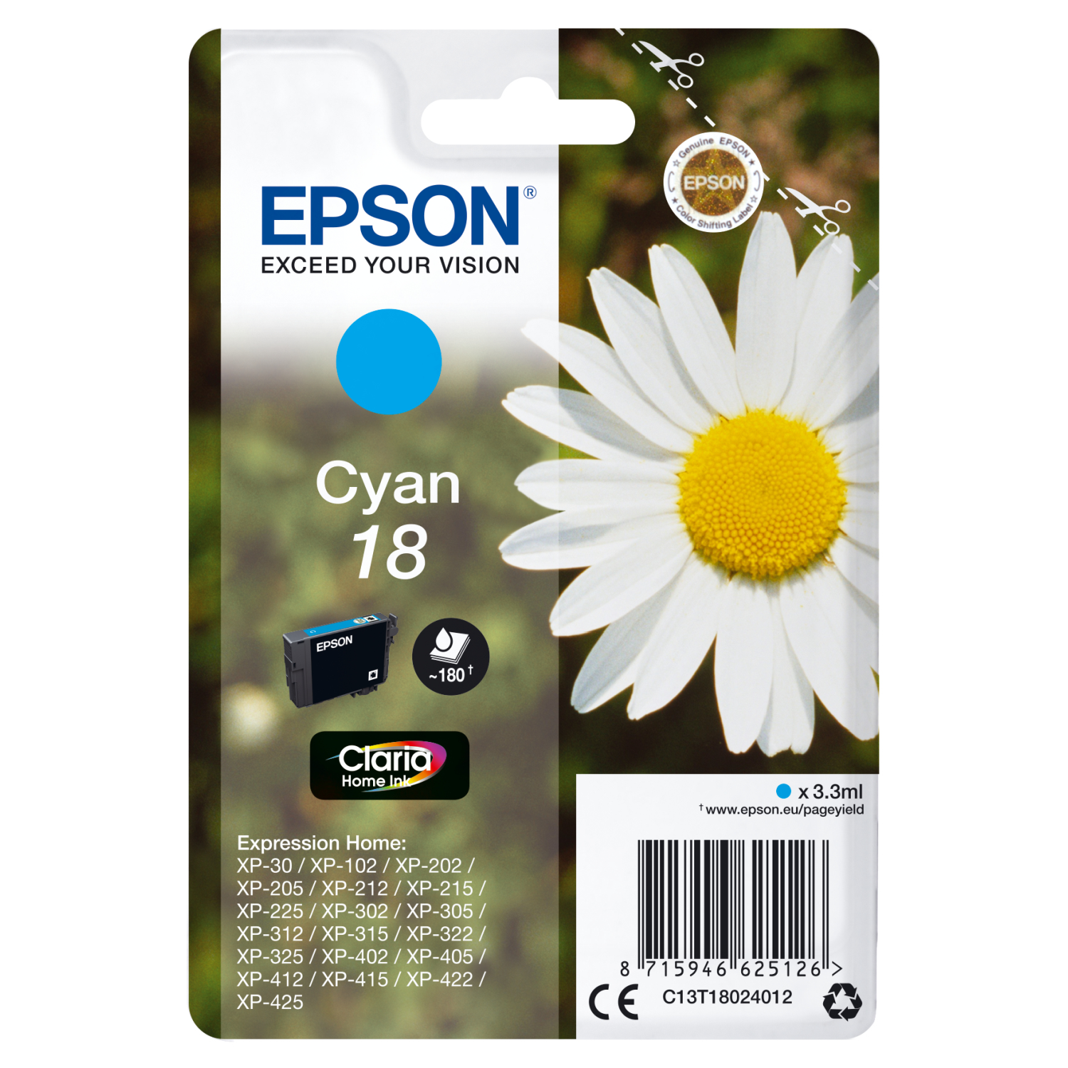 Epson C13T18024012 Ink Cartridges