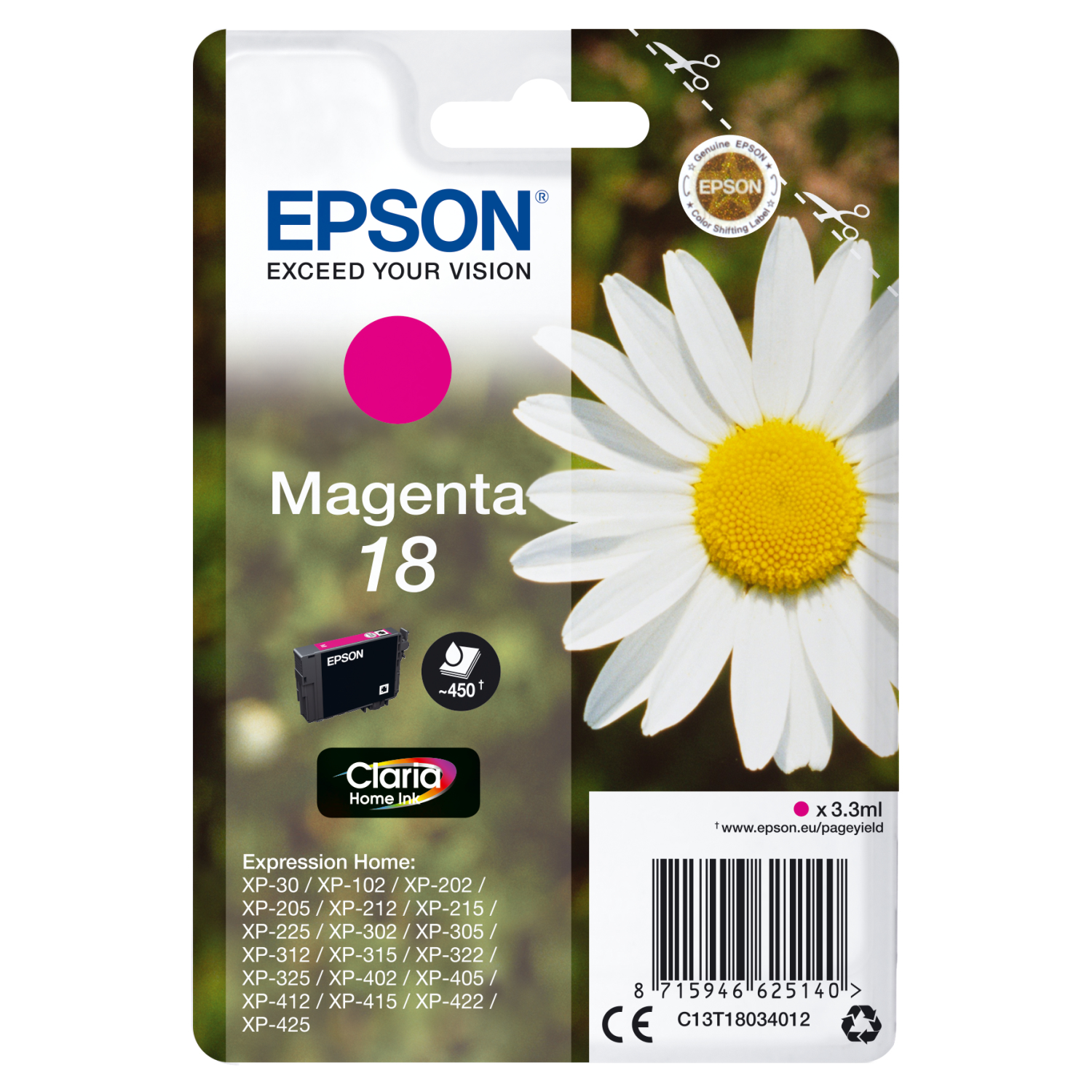 Epson C13T18034012 Ink Cartridges