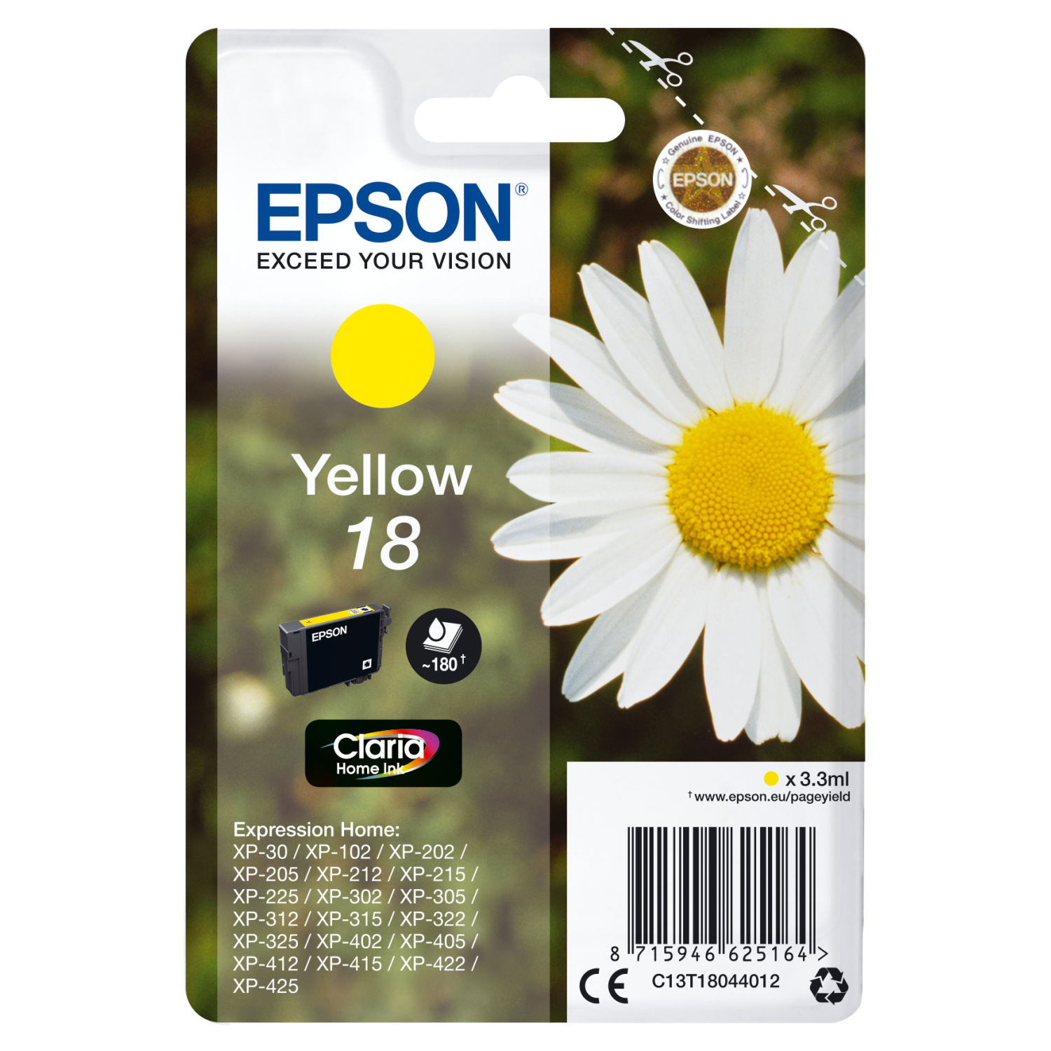 Epson C13T18044012 Ink Cartridges