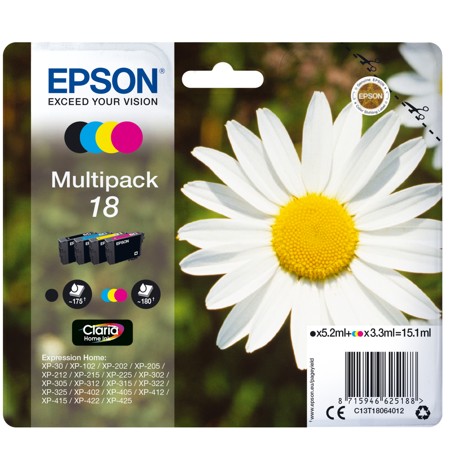 Epson C13T18064012 Ink Cartridges