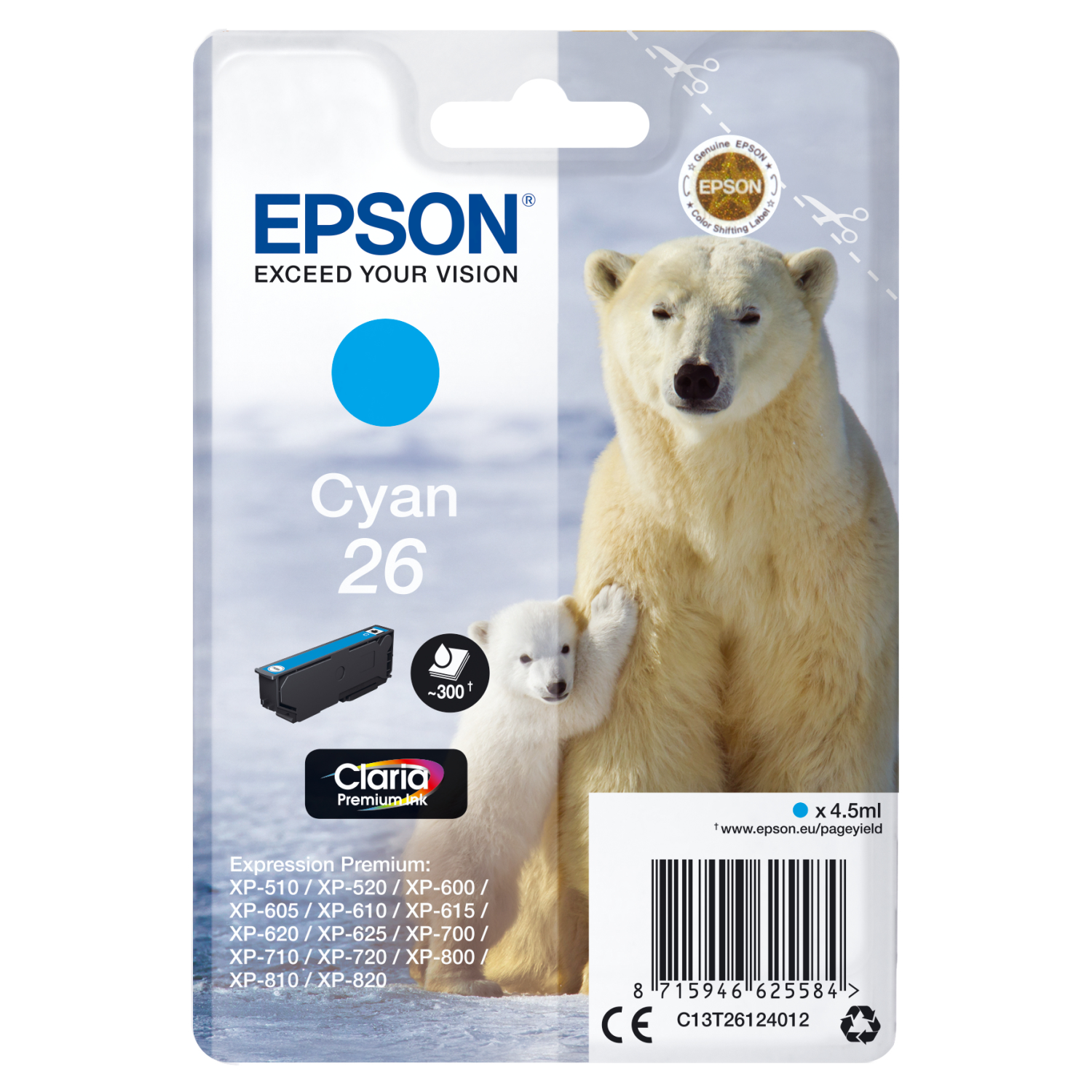 Epson C13T26124012 Ink Cartridges