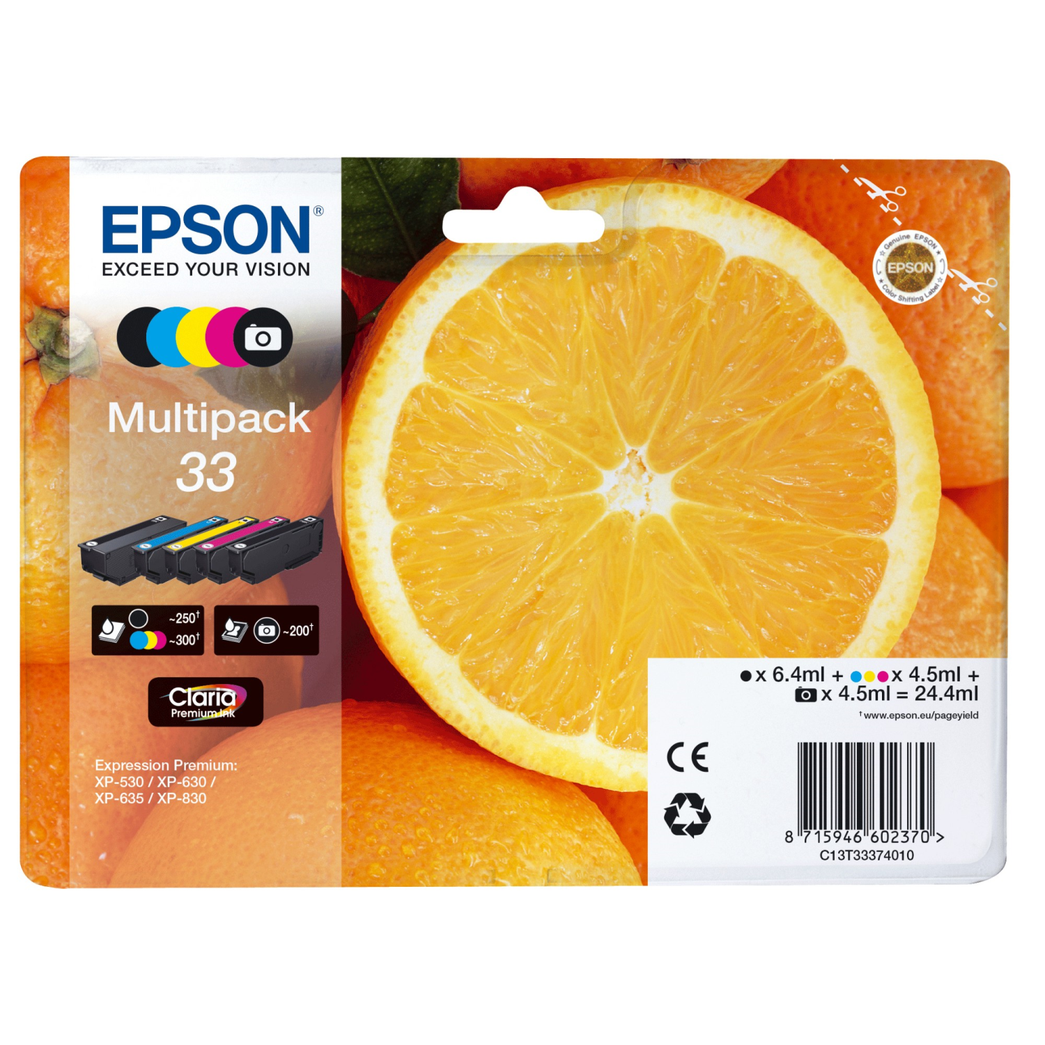 Epson C13T33374011 Ink Cartridges
