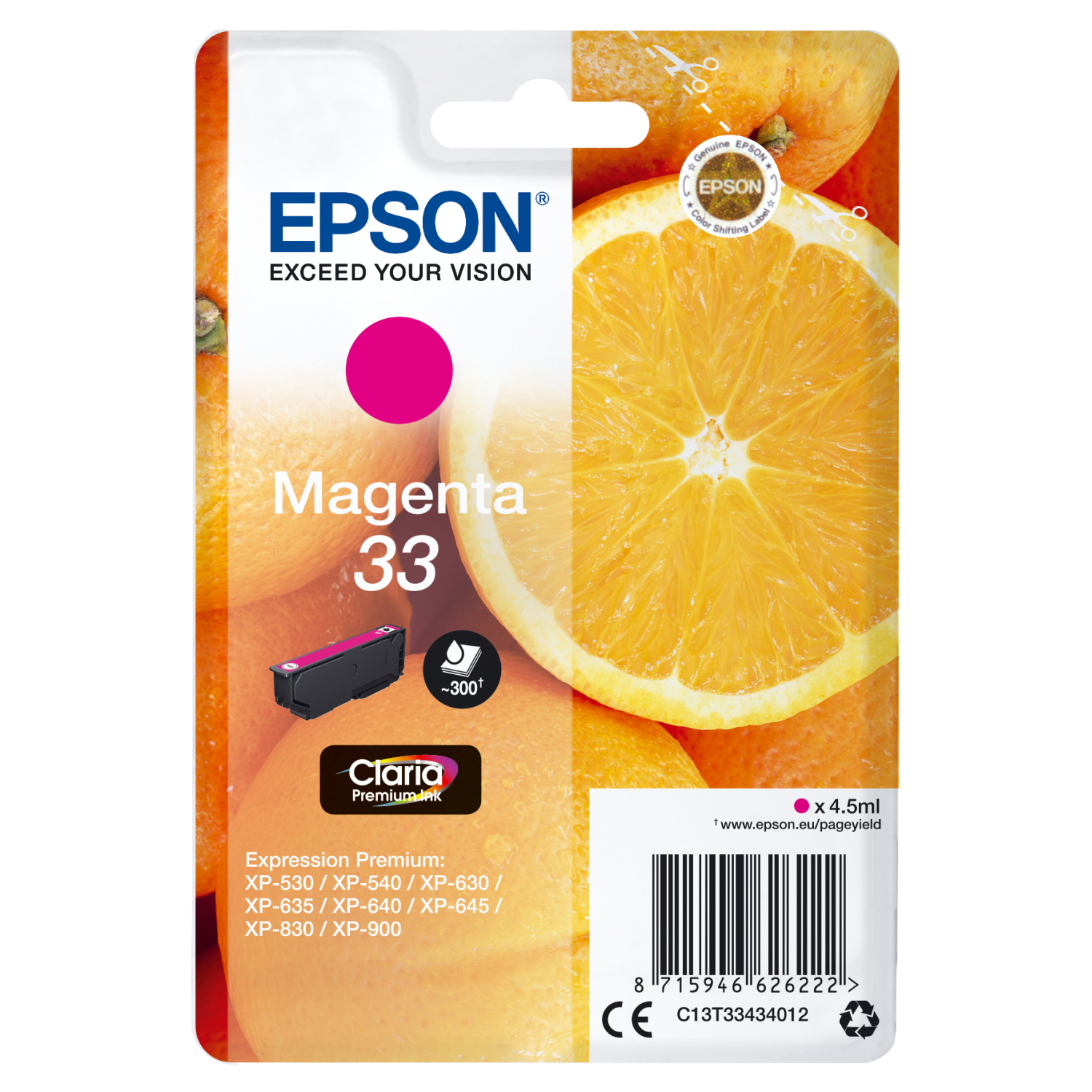 Epson C13T33434012 Ink Cartridges