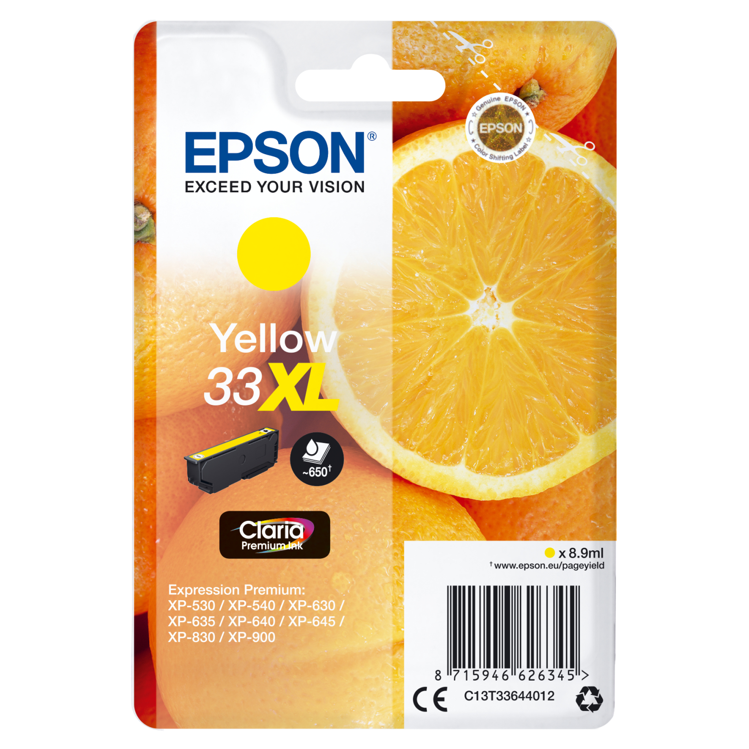 Epson C13T33644012 Ink Cartridges