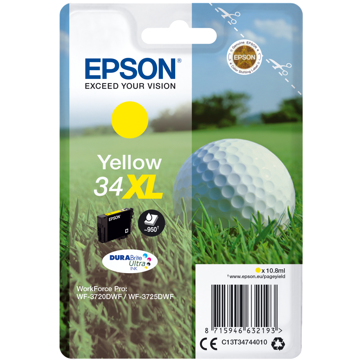 Epson C13T34744010 Ink Cartridges