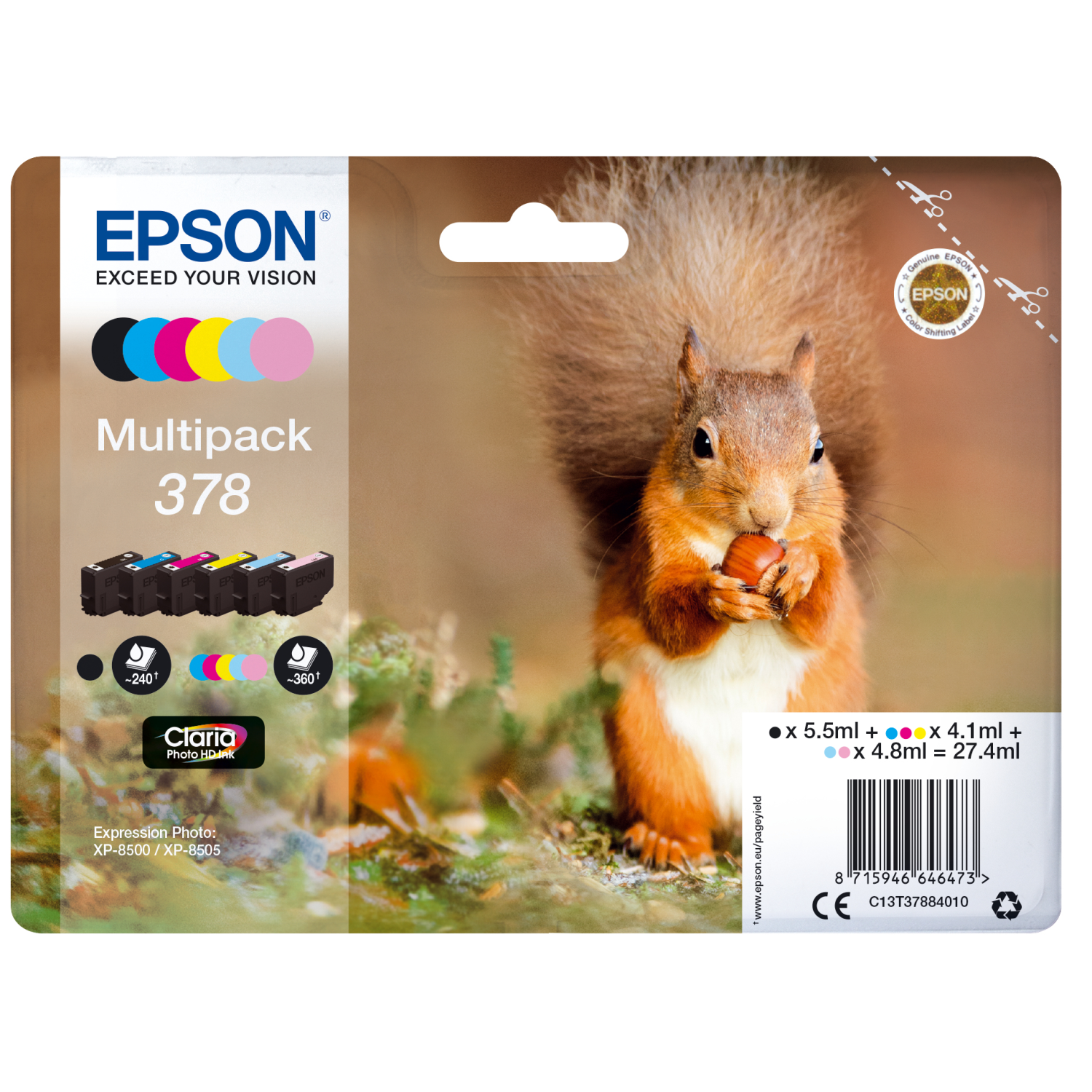 Epson C13T37884010 Ink Cartridges