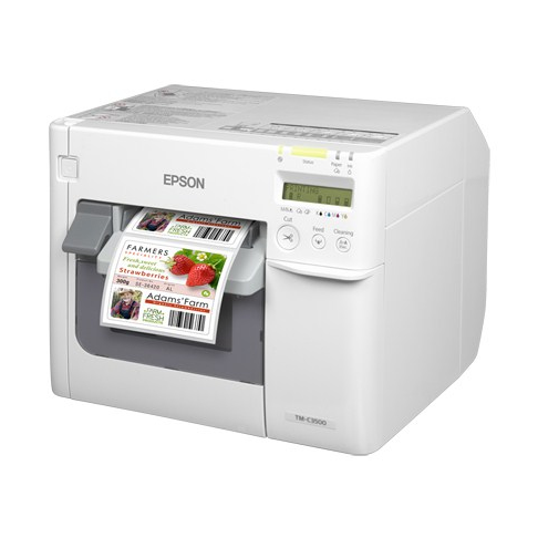 Epson TM-C3500 Label Printers - White