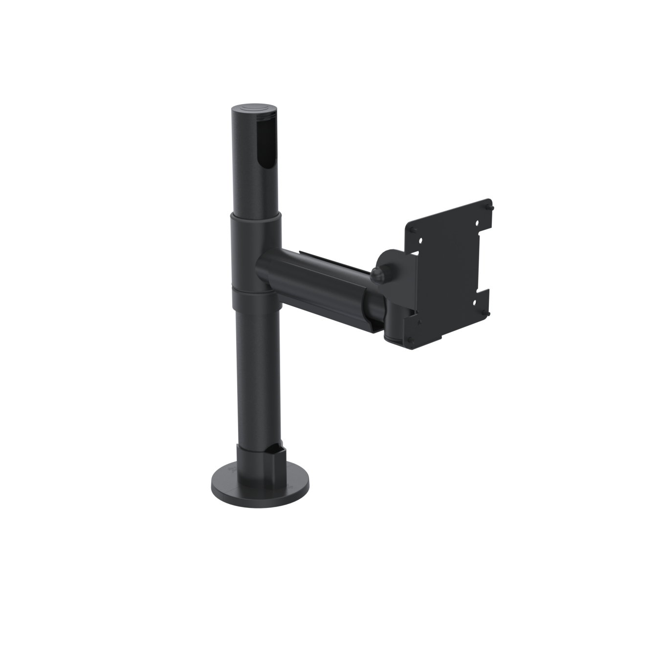 Ergonomic Solutions SpacePole POS Screen Mount with 200mm Swingarm, VESA 75/100