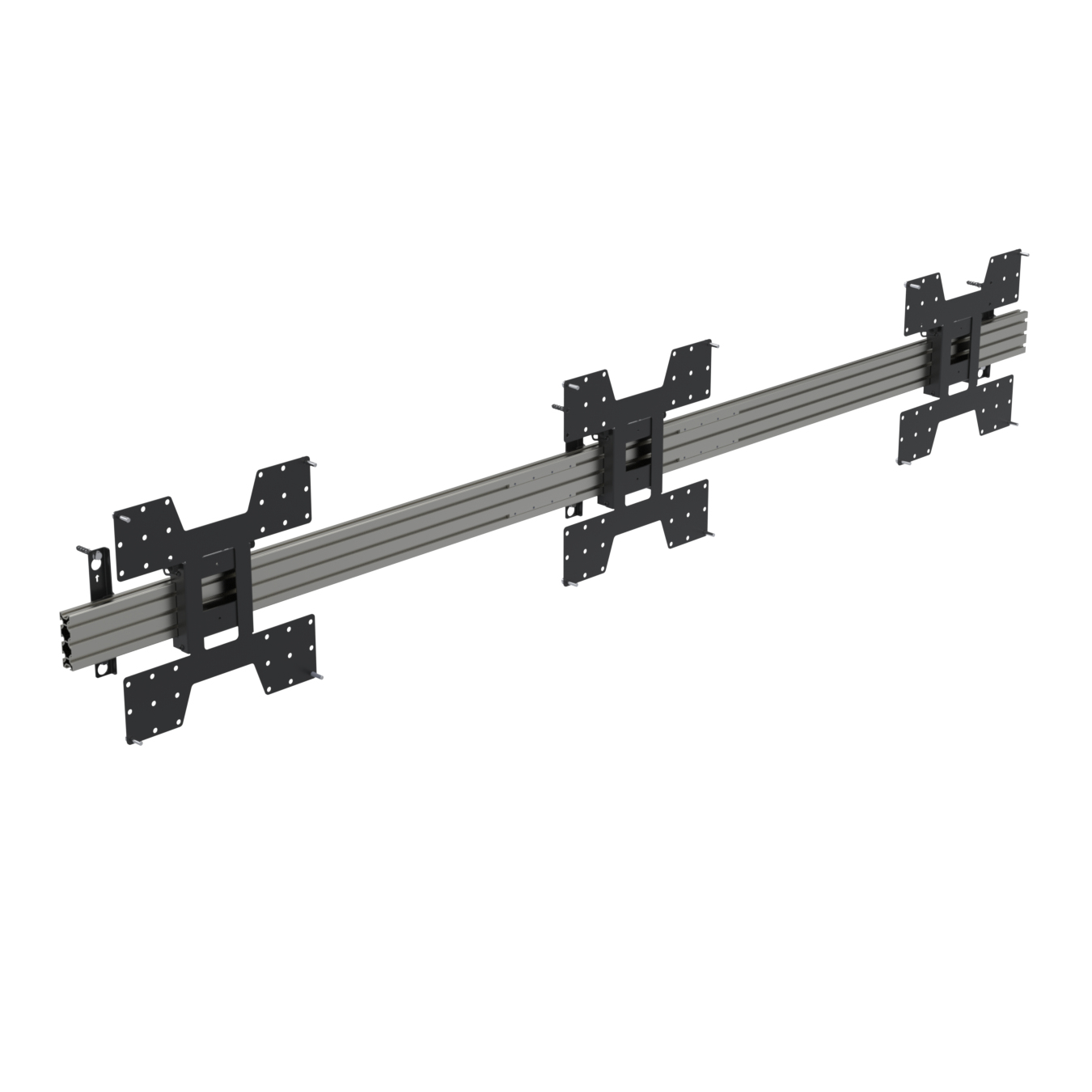 Ergonomic Solutions 3X55LANDSCAPE Signage Display Mounts - Aluminium