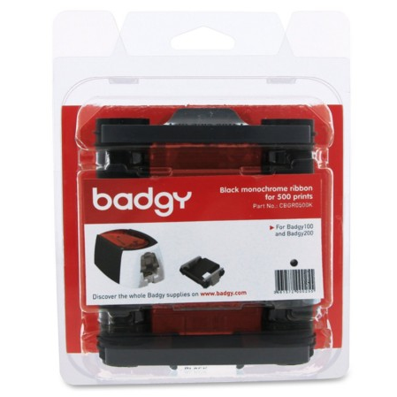 Evolis CBGR0500K Printer Ribbons - Black